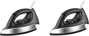 philips gc181 pack of 2 1000 w dry iron black