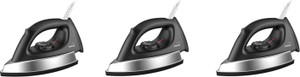 philips gc181 pack of 3 1000 w dry iron black