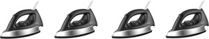 philips gc181 pack of 4 1000 w dry iron black