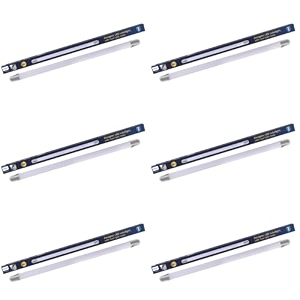 philips gleam glow 30w led batten light ww  ww  2-in-1 switchable warm white amp cool day light  high brightness energy efficient led tube  slim design for home amp office  pack of 6