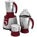 Philips HL 7710 600-Watt Mixer Grinder with 3 Jars (Pistil Red/Bright White/Cashmere Grey)