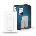 Philips Hue Smart Wireless Dimmer Switch V2 (Installation-Free, Exclusive Philips Hue Lights) for Indoor Home Lighting, Livingroom, Bedroom