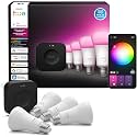 Philips Hue Starter Kit, Bridge Pro + 4 A19 E26 Smart Bulbs