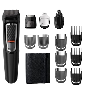 philips norelco mg391040 multigroom all-in-one face and hair trimmer series 3000 15 attachments