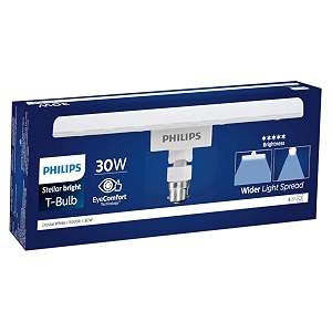 philips stellar bright 30w b22 led t-bulb3000lmcool day light pack of 1