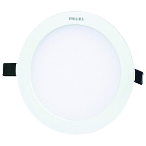 philips ultra slim plus 15-watt recessed led panel warm light round white