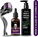 Phillauri Derma Roller,Beard OIl,Men's Faical Wash For Skin Refreshing Facial Wash & Nourish Foaming (3 Items in the set)