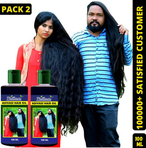 phillauri organic ayurveda adivasi hair growth oil and long hair oil foe women and men hair oil 200 ml