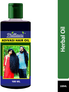 phillauri organic ayurveda adivasi hair growth oil and long hair oil foe women and men hair oil 100 ml
