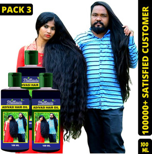 phillauri organic ayurveda adivasi hair growth oil and long hair oil foe women and men hair oil 300 ml