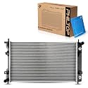 PHILTOP CU13103 Radiator 25-15/16"Core Compatible With 2008-2009 Equinox 3.6L 2010-2017 Equinox 2010-2017 Terrain 2007-2009 XL-7 2008-2009 Torrent 3.6L
