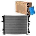 PHILTOP CU13129 Radiator 27-1/2"Core Compatible With 2010 Ram 2500 5.7L 2009-2017 1500 2019-2023 1500 Classic 2011-2013 2500/3500 5.7L