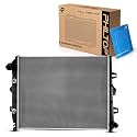 PHILTOP CU13244 Radiator 27-11/16"Core Compatible With 2011-2016 Silverado/Sierra 2500 HD/3500 HD 6.6L