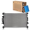 PHILTOP CU13321 Radiator 26-7/16“Core Compatible With 2013-2014 Fusion 1.5/1.6/2.5L Automatic 2013-2014 Fusion 2.0L 2015-2016 Fusion 2019-2020 Police Responder Hybrid 2013-2016 MKZ GAS (Main Unit)