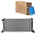 PHILTOP CU13569 Radiator With TOC and EOC 17-3/16"Core Compatible With Escalade, Escalade ESV, Silverado/Sierra 1500, Suburban, Suburban 3500 HD, Tahoe, Yukon, Yukon XL