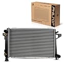PHILTOP CU1452 Radiator 27-1/2"Core Compatible With 1985-1992 Bronco 4.9L 1985-1996 F-150/F-250/F-350 4.9L (w/o A/C;w/ 1 Row Core)