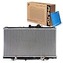 PHILTOP CU1494 Radiator 26-11/16"Core Compatible With 1994-1997 Accord 2.2L 1997-2001 Prelude 1997-1999 CL 2.2/2.3L