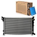PHILTOP CU1552 Radiator 31-1/2"Core Compatible With 1994-2001 Ram 1500 1994-1997 Ram 2500/3500(Cylinders:8) (w/ 31-9/16 in. x 19-7/16 in. x 1-1/4 in. Core)