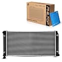 PHILTOP CU1693 Radiator With TOC and EOC 17-1/4“Core Compatible With C1500, C2500, C3500, K1500, K2500, K3500, C3500HD, Escalade, Blazer, R20, R30, V20, Yukon (with Heavy Duty Cooling)