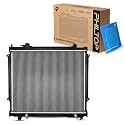 PHILTOP CU1774 Radiator 25-1/2"Core Compatible With 1995-1998 Tacoma 2.7/3.4L 1999-1999 Tacoma 2.7L, 3.4L Manual 2000-2004 Tacoma 2.7/3.4L (20-3/4 in. Between Tanks)
