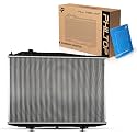 PHILTOP CU2215 Radiator 27-1/16"Core Compatible With Naturally Aspirated For: 1998-2004 Frontier 2000-2004 Xterra