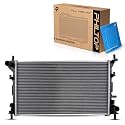 PHILTOP CU2296 Radiator 23-5/8"Core Compatible With 2000-2007 Focus