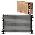 PHILTOP CU2307 Radiator 27-1/2"Core Compatible With 2001-2007 Escape 3.0L 2001-2006 Tribute 3.0L 2005-2008 Mariner 3.0L (Inlet Top Right; Outlet Bottom Left)
