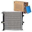 PHILTOP CU2470 Radiator 23-5/8"Core Compatible With 2001-2011 Ranger 2.3L 2001-2009 B2300