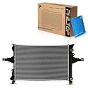 PHILTOP CU2805 Radiator 24-3/8“Core Compatible With 2001-2009 S60/ 2003-2007 XC70 / 2001-2007 V70 1999-2006 S80