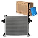 PHILTOP CU2839 Radiator 23-1/4"Core Compatible With 2006-2010 Commander 3.7/4.7L 2005-2010 Grand Cherokee 3.7/4.7/6.1L