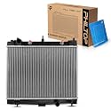 PHILTOP CU2890 Radiator 19-3/4"Core Compatible With 2006-2015 Yaris 2016,2019 Yaris Hatchback 2008-2014 Scion xD