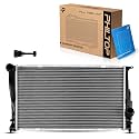 PHILTOP CU2941 Radiator 23-5/8"Core Compatible With 2008-2013 135i, 335i, 335i xDrive 2011-2013 335is 2007-2008 335xi 2012-2015 X1 2010-2016 Z4 2013 135is