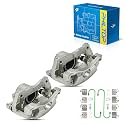 PHILTOP Front Brake Caliper for 2010-2019 Toyota Corolla, 2Pcs Silver
