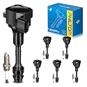 PHILTOP UF349 Ignition Coil Pack and Spark Plug Kit Fit for Nissan Murano