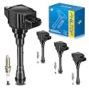 PHILTOP Ignition Coil Pack and Spark Plug Kit for Nissan Juke 2011-2012