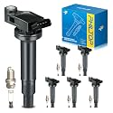 PHILTOP Ignition Coil Pack and Iridium Spark Plugs Fits for Toyota 2001-2006 Sienna, 2004-2010 Highlander 3.3L, 2000-2004 Avalon, Lexus 2004-2006 RX330, 1999-2003 RX300, 2004-2006 ES330, 6PCS UF267