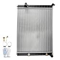 PHILTOP Radiator Compatible with 2009-2013 FX35 AWD, FX37 AWD, FX50