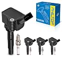 PHILTOP UF718 Ignition Coil Pack and Spark Plug Kit Fit for VW Jetta