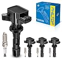 PHILTOP UF540 Ignition Coil Pack and Spark Plug Kit Fit for Mazda 3