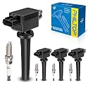 PHILTOP Ignition Coils and Spark Plug Kit for Toyota Yaris iA, Scion iA