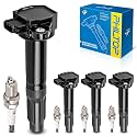PHILTOP UF668 Ignition Coil Pack and Spark Plug Kit Fit for Subaru Outback