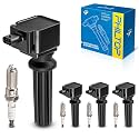 PHILTOP Ignition Coil Pack and Spark Plug Kit Fit for Ford Focus Escape