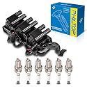 PHILTOP UF498 Ignition Coil Pack and Spark Plug Kit Fit for Hyundai Tucson