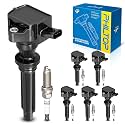 PHILTOP Ignition Coil Pack and Iridium Spark Plugs Fits for Land Rover 2014-2018 2021-2022 Range Rover Sport 3.0L/5.0L, 2014-2022 Range Rover 3.0L/5.0L, Jaguar 2017-2020 2022-2023 F-Pace, 6PCS UF730