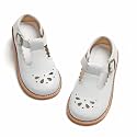 PHIRAMIN Toddler Flower Girl Dress Shoes - Little Girl Mary Janes Flats Wedding