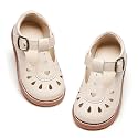 PHIRAMIN Toddler Flower Girl Dress Shoes - Little Girl Mary Janes Flats Wedding