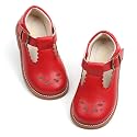 PHIRAMIN Toddler Flower Girl Dress Shoes - Little Girl Mary Janes Flats Wedding