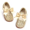 PHIRAMIN Toddler Flower Girl Dress Shoes - Little Girl Mary Janes Flats Wedding
