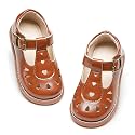 PHIRAMIN Toddler Flower Girl Dress Shoes - Little Girl Mary Janes Flats Wedding