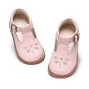 PHIRAMIN Toddler Flower Girl Dress Shoes - Little Girl Mary Janes Flats Wedding